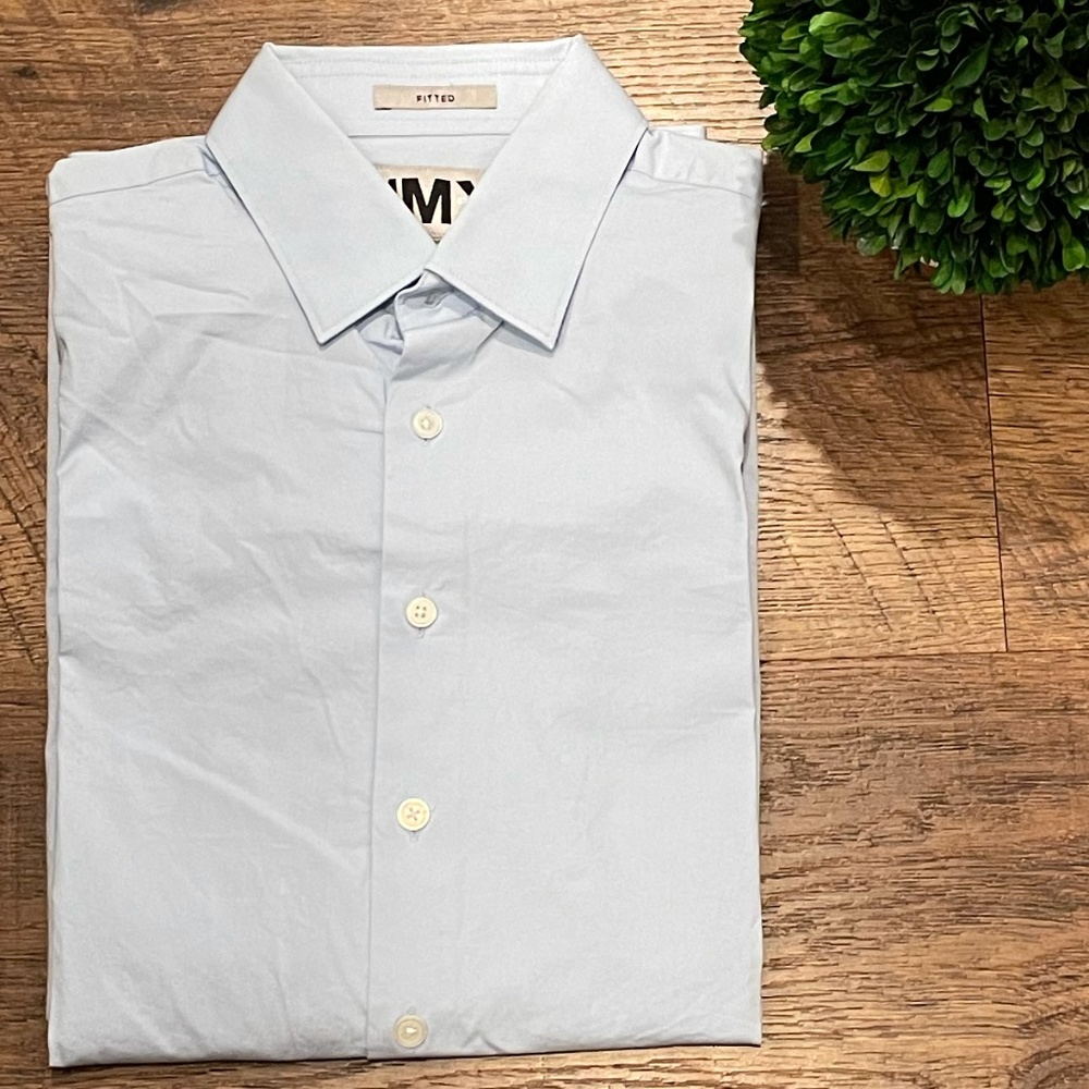 Express 1MX Fitted Dress Shirt - Small